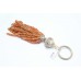 Key Chain 925 Solid Sterling Silver For Charms Key Holder Carnelian Stone D41